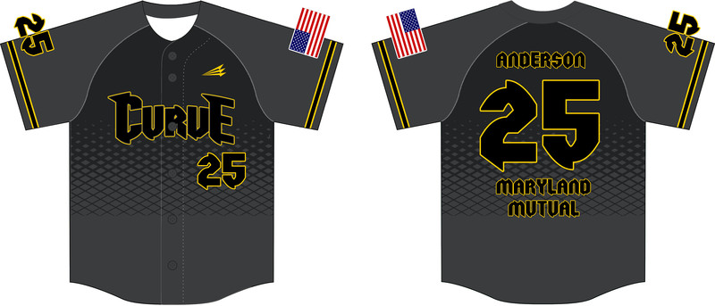 Churchville Curve Custom HexaFlex Baseball Jersey #J2