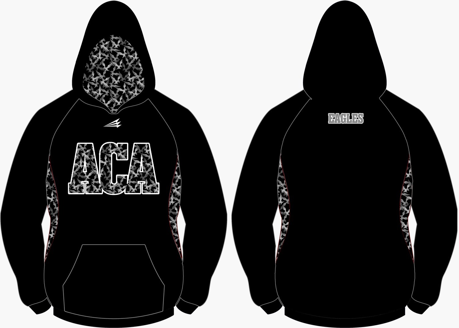 ACA Eagleflage Vulcan Winterproof Sublimated Hoodie 5b