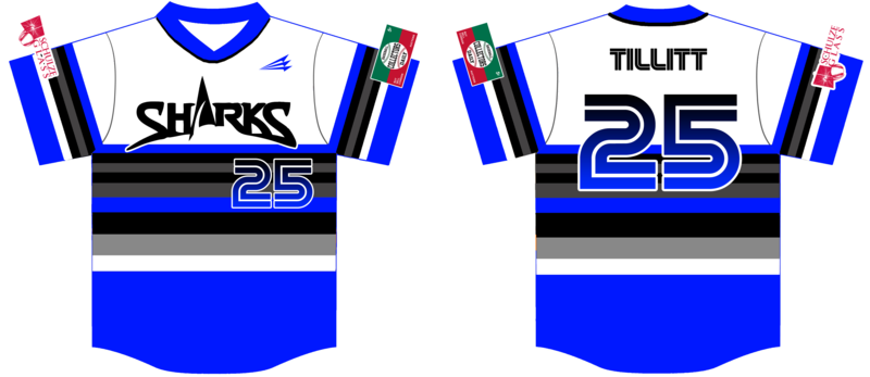Arch City Sharks Custom Game Jersey Design #4b