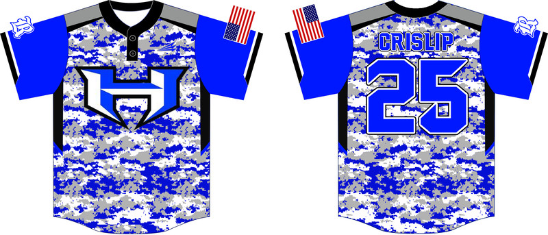 The Hitmen Custom HexaFlex Baseball Jersey #J3D