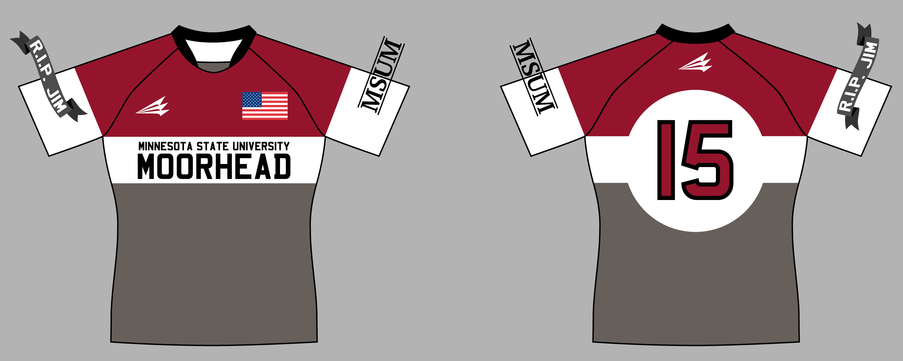 MSU Moorehead Custom Rugby Jersey #3B