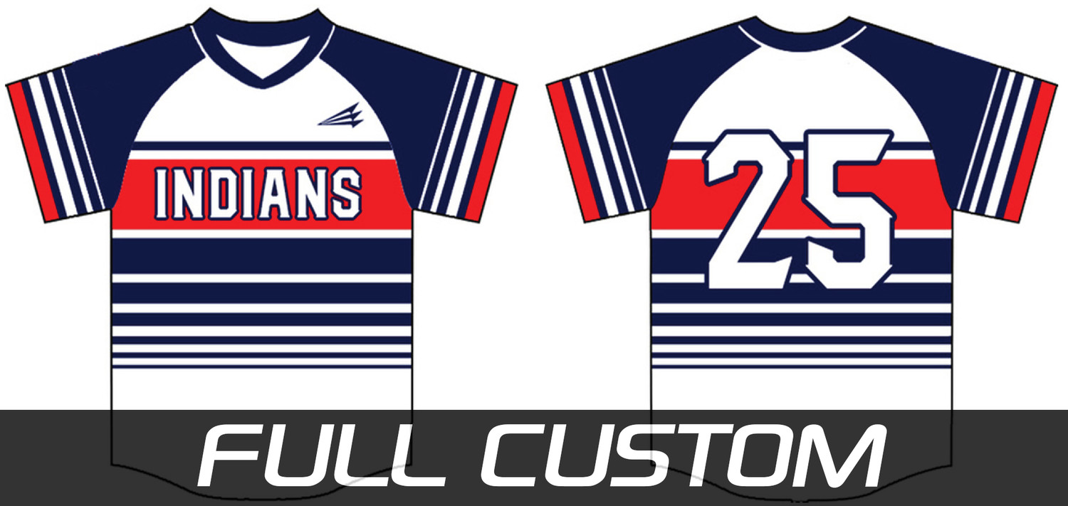 East Cobb Indians Baseball Custom Jersey Design #2