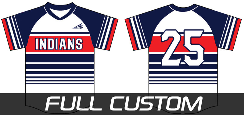 East Cobb Indians Baseball Custom Jersey Design #2