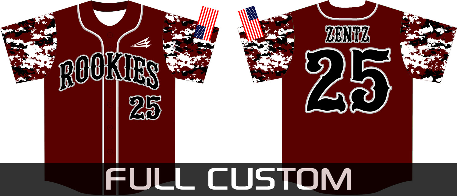 Dunkirk Rookies Baseball Custom Jersey Design #1