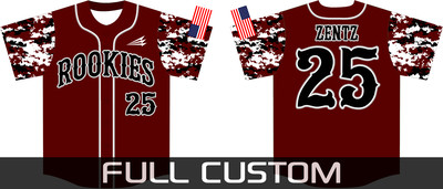 Dunkirk Rookies Baseball Custom Jersey Design #1