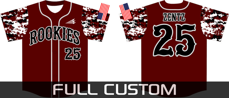 Dunkirk Rookies Baseball Custom Jersey Design #1