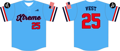 Xtreme Custom NanoDri Baseball Jersey #1C