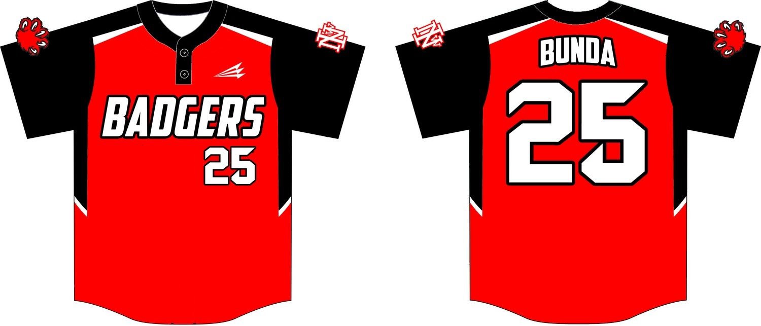 Northwest Iowa Badgers Custom Baseball Jersey 4