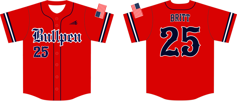 Bullpen Braves Custom NanoDri Baseball Jersey #J1