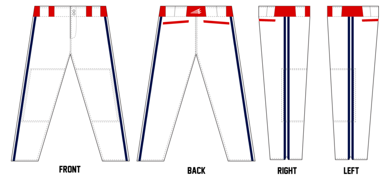 Bullpen Braves Custom Elite Long Baseball Pants #BP1