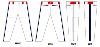 Bullpen Braves Custom Elite Long Baseball Pants #BP1