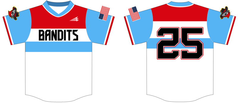 FRANKLIN RIVER BANDITS Custom HexaFlex Baseball  Jersey Design #J4