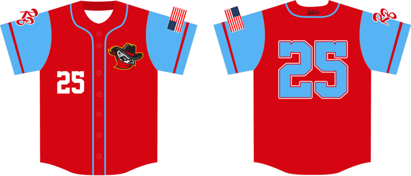 FRANKLIN RIVER BANDITS Custom HexaFlex Baseball  Jersey Design #J6C