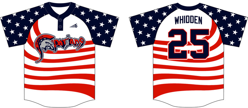 Heartland Spartans Custom Nanodri Baseball Jersey #J6