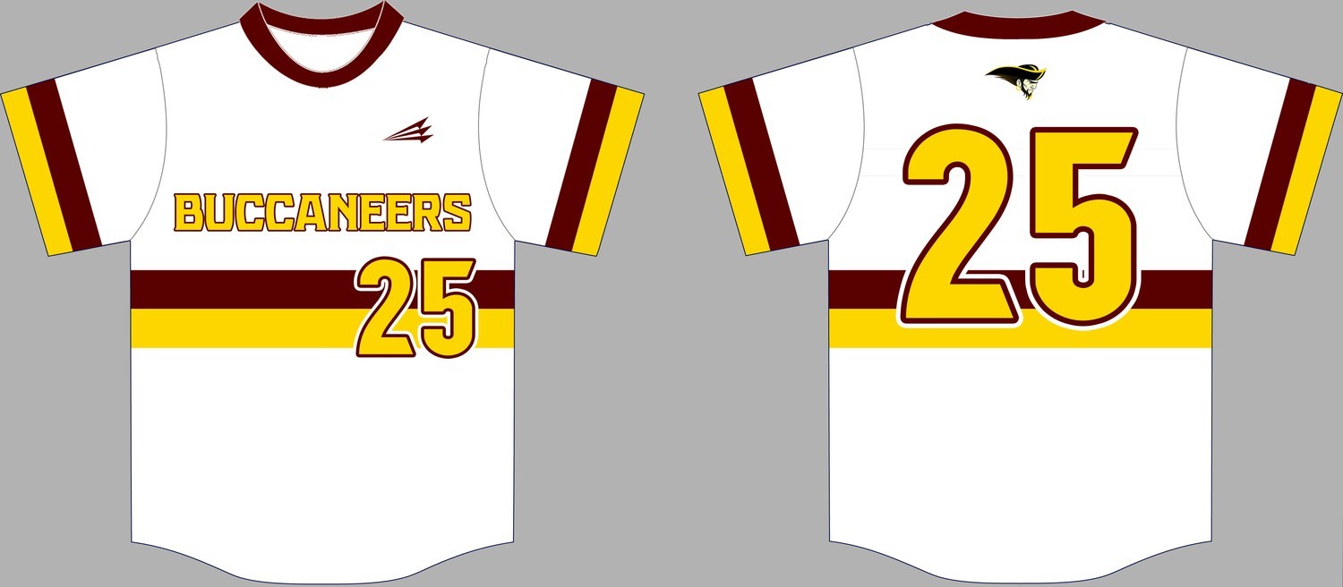 Milford Buccaneers Custom Baseball Jersey #4C