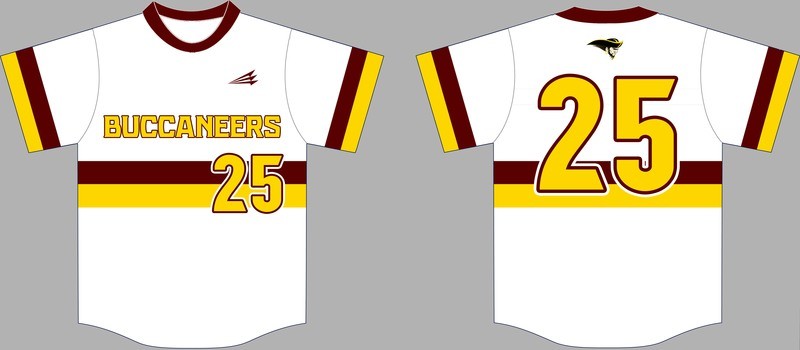 Milford Buccaneers Custom Baseball Jersey #4C