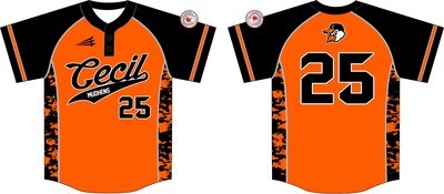 Cecil Mudhens Custom Baseball Jersey Design #6D