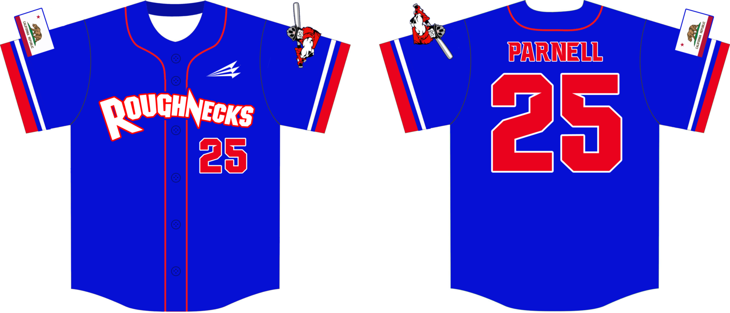 Kern County Roughnecks Custom Baseball  Jersey #3b