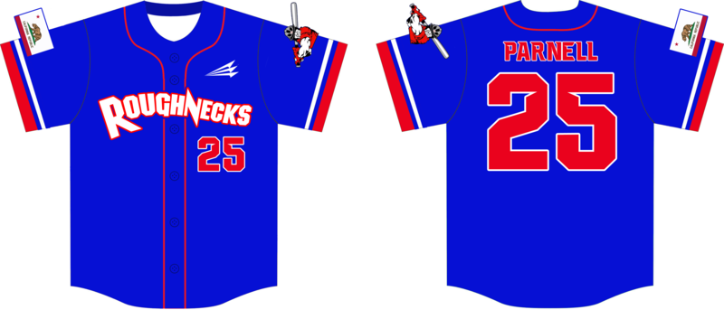 Kern County Roughnecks Custom Baseball  Jersey #3b