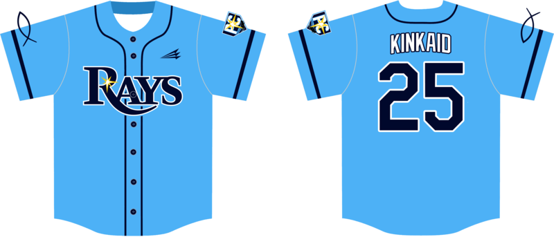 Ponca City Rays Custom Nanodri Baseball Jersey #J1B