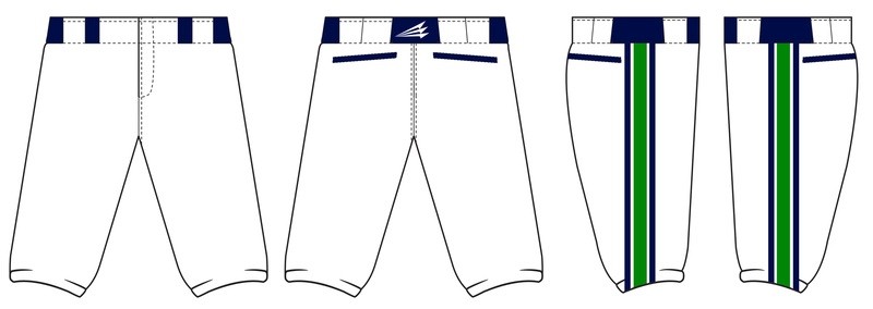 Forsyth Monsters Custom Baseball Knicker Pants #1B