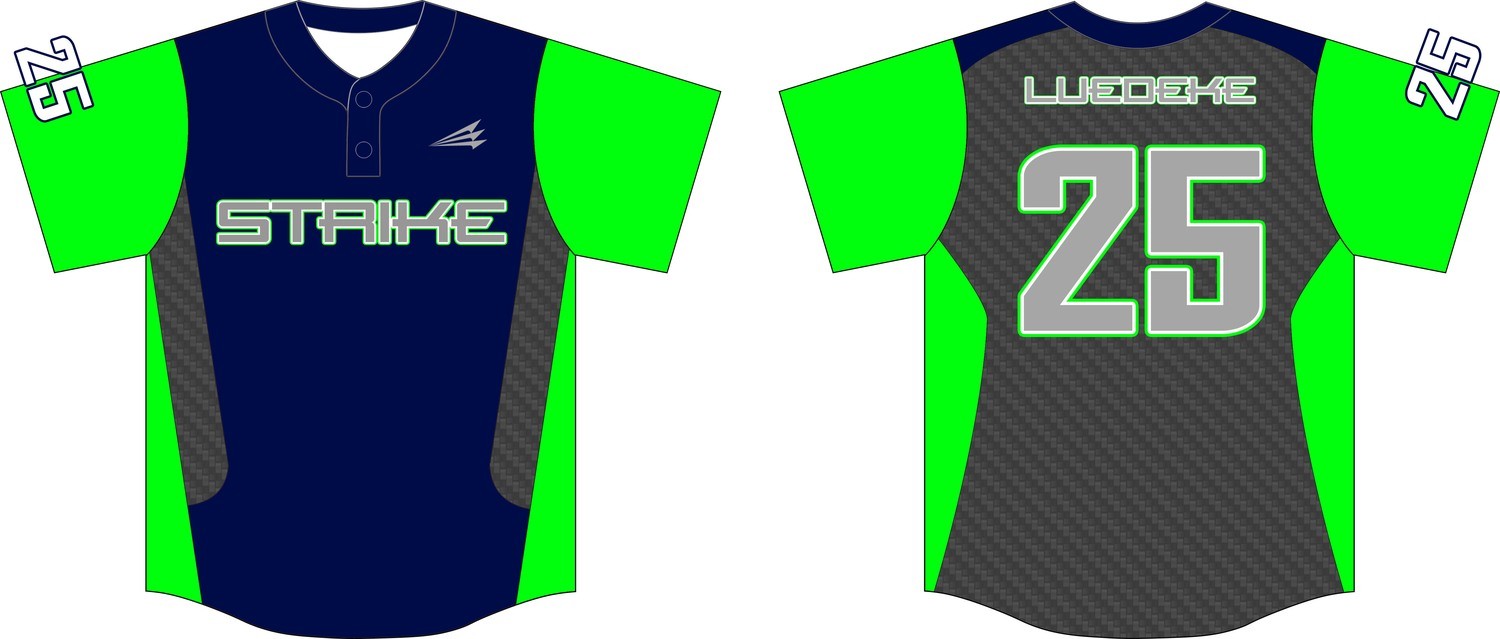 Indiana Strike Baseball Custom Jersey #1