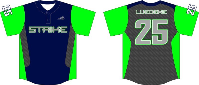 Indiana Strike Baseball Custom Jersey #1