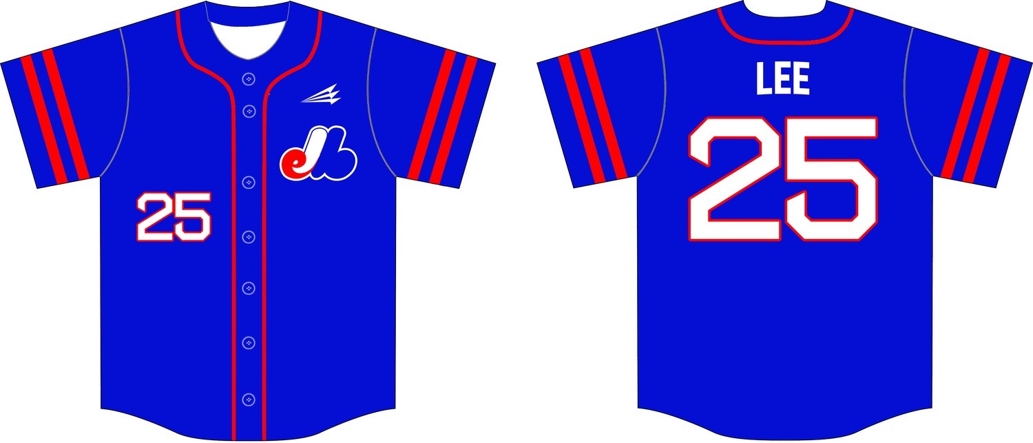 Mississippi Expos Custom Baseball Jersey Design #3b