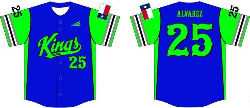 Diamond Kings Baseball Jersey Design #2c