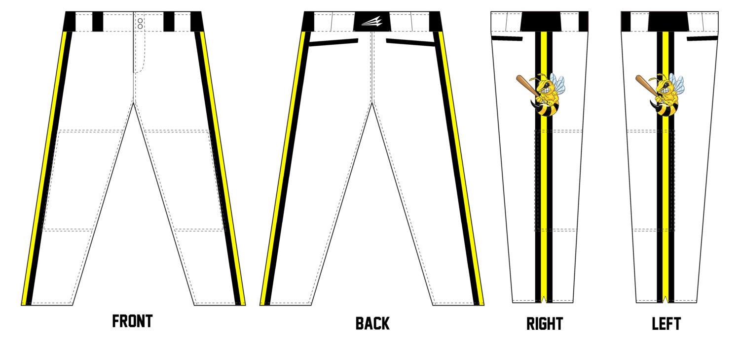 Battle Creek Yellow Jackets Stacheman Elite Custom Long Pant #BP1