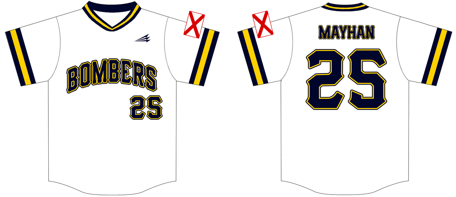 Tri County Bombers Custom HexaFlex Jersey #J6