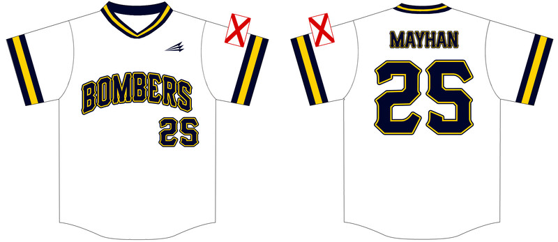 Tri County Bombers Custom HexaFlex Jersey #J6