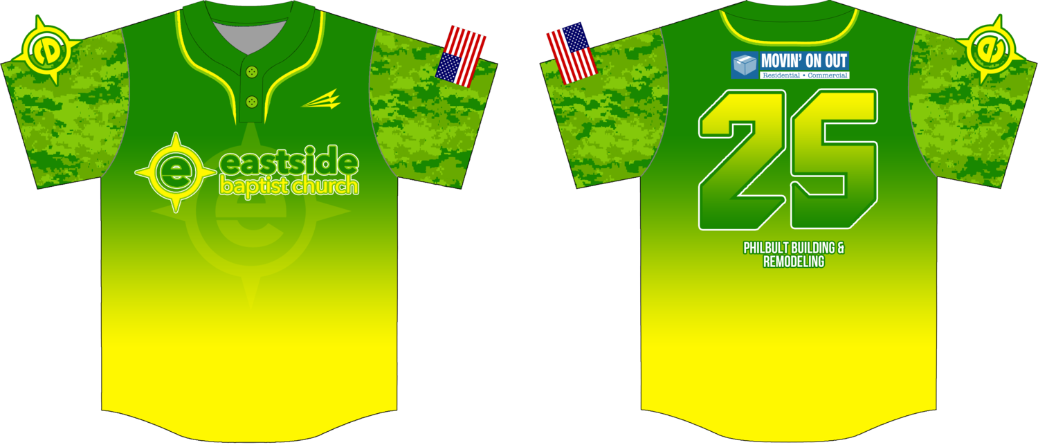 EASTSIDE BAPTIST CHURCH Custom NanoDri Baseball Jersey #J2B