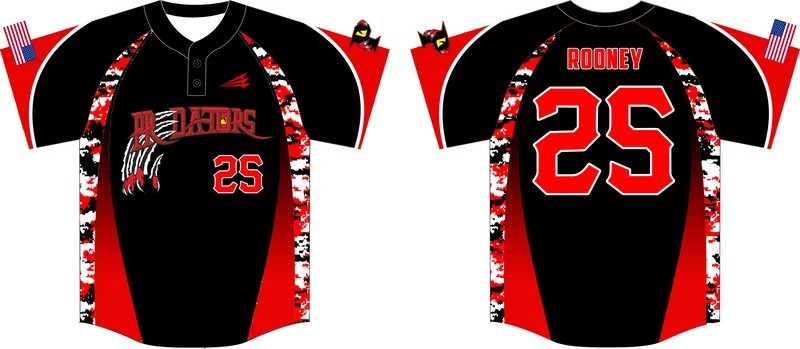 Central Illinois Predators Baseball Custom Jersey Design #5