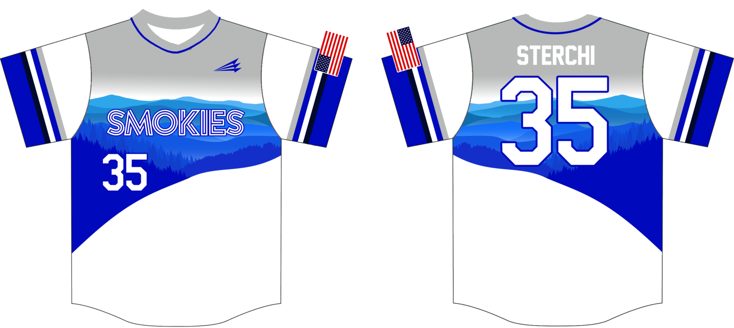 Smokies (Sterchi) Custom NanoDri Baseball Jersey #J3D