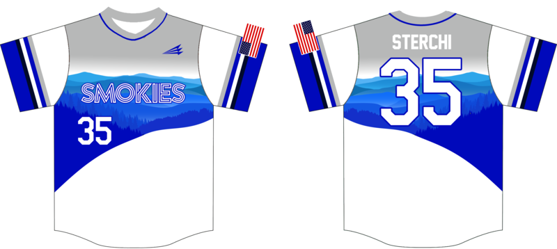Smokies (Sterchi) Custom NanoDri Baseball Jersey #J3D