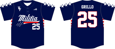 Valley Forge Militia Custom HexaFlex Baseball Jersey Design #J2B