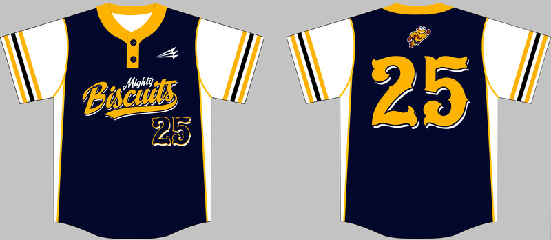 Mighty Biscuits Custom HexaFlex Baseball Jersey #J2