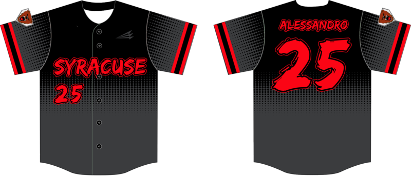Syracuse Savages Custom NanoDri Baseball Jersey #J2C