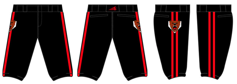 Syracuse Savages Custom Stacheman Elite Knicker Baseball Pants #BP1d