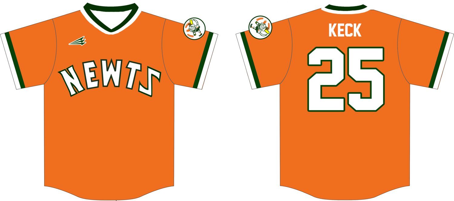New Carlisle Newts Custom HexaFlex Baseball Jersey #J7b