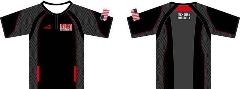 McHenry Baseball Association Custom Clutch Cage Jacket Design #CC5