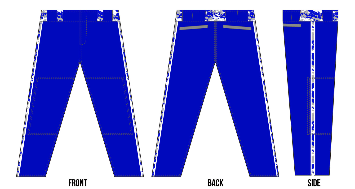 The Hitmen Custom Stacheman Elite Custom Long Pant #BP3A