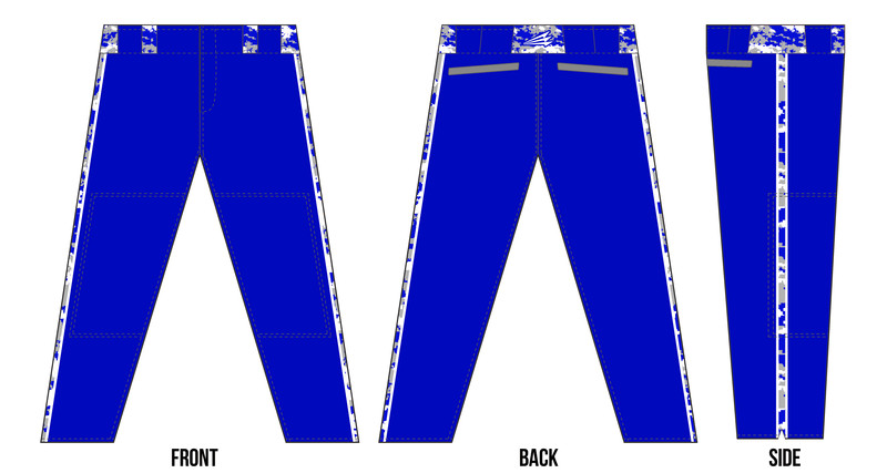 The Hitmen Custom Stacheman Elite Custom Long Pant #BP3A