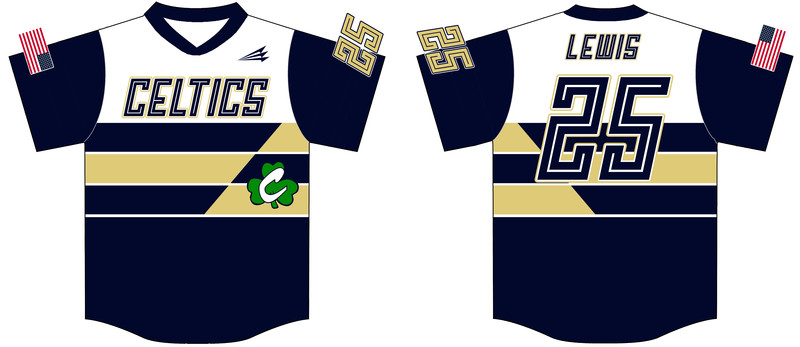 Celtics Custom HexaFlex Baseball Jersey #5B