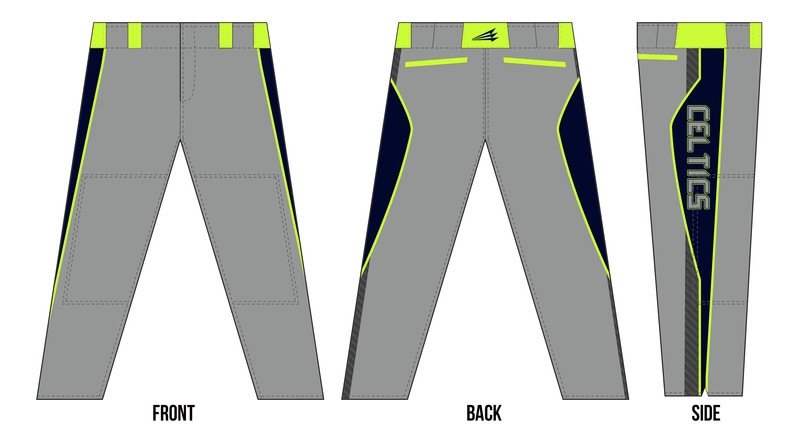 Celtics Stacheman Elite Custom Long Baseball Pant #BP3A