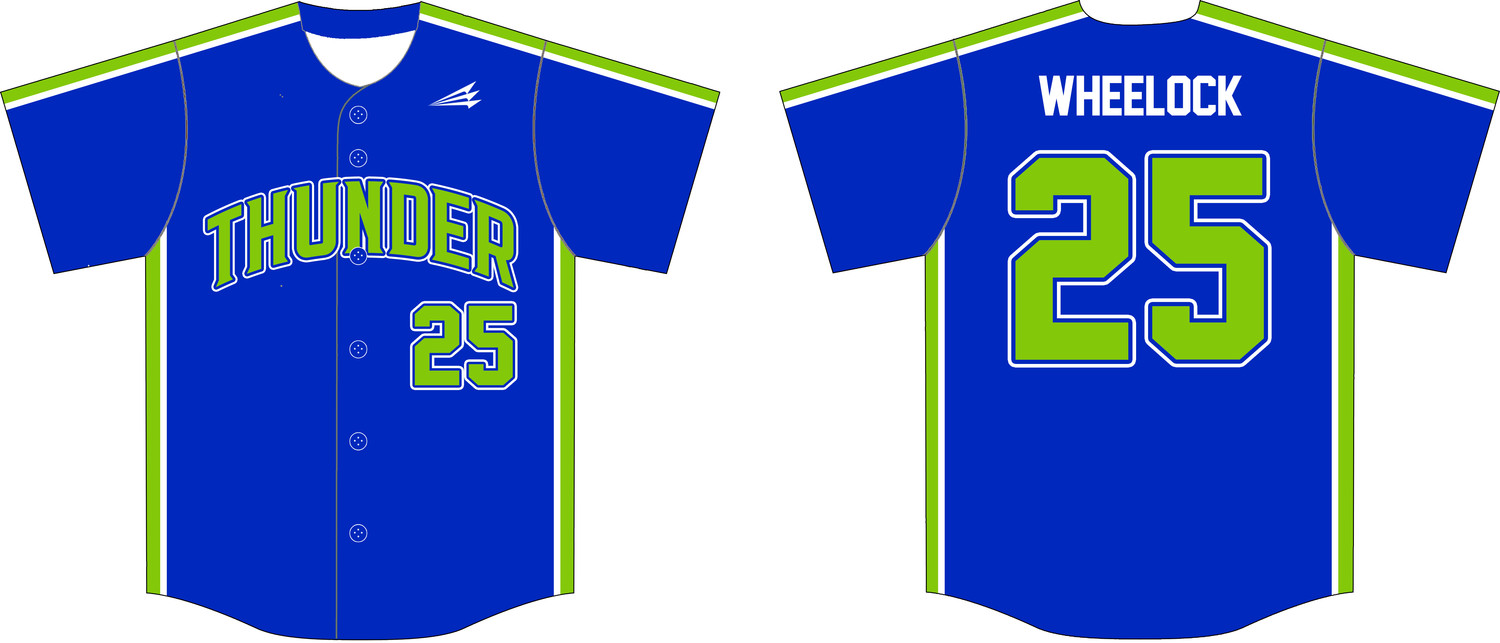 Ohio Thunder Custom HexaFlex Baseball Jersey #J3b