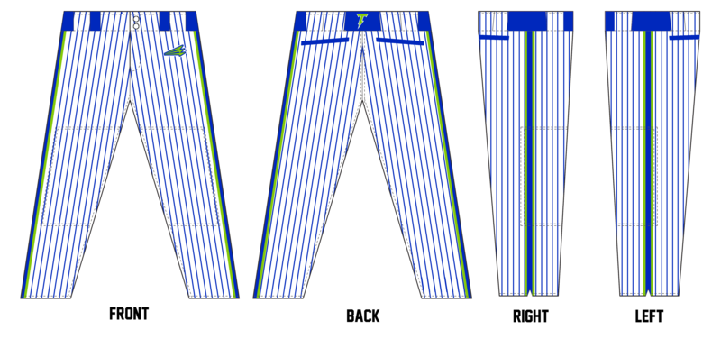 Ohio Thunder Custom Stacheman Elite Long ProFit Baseball Pants #BP4a