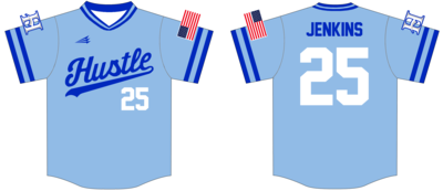 Lexington Hustle Baseball Club Custom HexaFlex Jersey #J3b