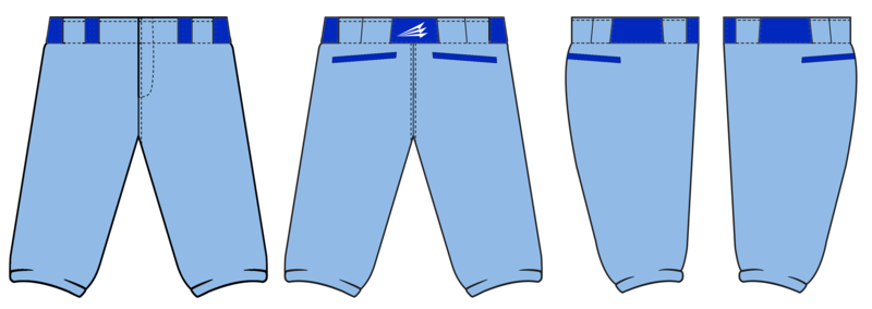 Lexington Hustle Baseball Club Custom Stacheman Elite Knicker Pants #BP3d